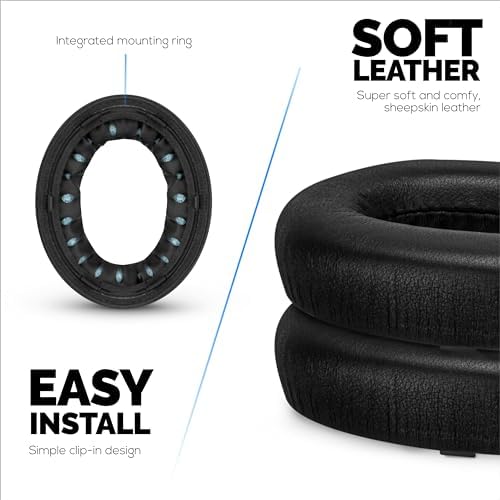 Upgrade Your Bose NC700 Experience with Brainwavz Premium Replacement Earpads – Soft PU Leather & Memory Foam for Ultimate Comfort and Enhanced Sound Quality – Effortless Installation in Minutes – Stylish Black Design for Superior Compatibility and Long-Lasting Durability