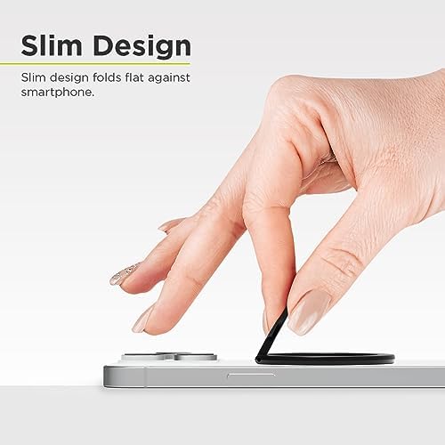 Magnetic Phone Grip Ring Stand for i Phone 16 Series – Premium Gold Kickstand Holder for Mag Safe Compatibility – Effortless Attachment for Hands-Free Streaming & Meetings – Versatile Design with Metal Stickers for Non-Mag Safe Phones – Lifetime Warranty & 30-Day Money Back Guarantee
