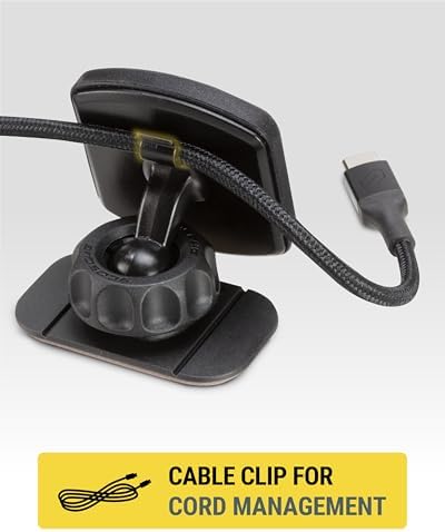 Scosche MXDM Ultra-Strong Magnetic Car Phone Holder – Secure Dashboard Mount for i Phone, Samsung & All Smartphones – Effortless Hands-Free Navigation & Enhanced Driving Safety with Durable Metal Plate