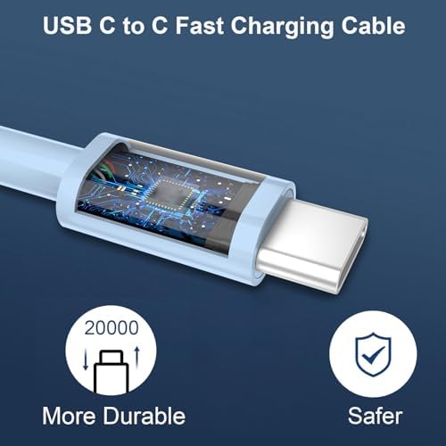 20 W Dual-Port USB-C Fast Charger with 6.6 FT Cable – Ultimate Power Solution for i Phone 15/16 Pro Max & Android Devices – Efficient Travel Companion Designed for rapid charging, this 20 W Dual-Port USB-C Charger ensures your i Phone 15/16 Pro Max and Android devices stay powered up with maximum efficiency. Featuring a generous 6.6 FT USB-C to C cable, this charger eliminates the inconvenience of short cords while allowing you to multitask with ease. Its dual-port design offers the ability to charge two devices simultaneously, making it ideal for busy professionals and frequent travelers. Enjoy broad compatibility across multiple Apple and Android devices, ensuring versatility for all your charging needs. The compact and lightweight structure of this charger enhances portability, making it an essential accessory for your on-the-go lifestyle. Built with high-quality materials, this charger prioritizes durability and safety, giving you peace of mind while delivering fast charging performance. Elevate your charging routine and stay connected wherever life takes you with this indispensable charging solution.