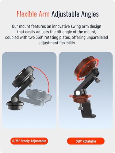 sincetop Quad Series Phone Holder for Bikes & Motorcycles – Premium Aluminum Handlebar Mount with Quick Lock Mechanism – Universal Fit for Mountain, Road, E-Bikes & Scooters – Securely Accommodates All Phone Sizes for Seamless Navigation and Hands-Free Experience