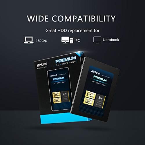 Transform Your Tech with INLAND Platinum 1 TB SATA III SSD – Ultra-Fast 2.5″ Solid State Drive Featuring Advanced TLC 3 D NAND for Superior Performance and Reliability, Ideal for Gamers and Creatives