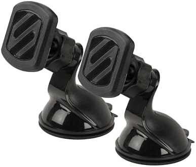 Scosche MXDM Ultra-Strong Magnetic Car Phone Holder – Secure Dashboard Mount for i Phone, Samsung & All Smartphones – Effortless Hands-Free Navigation & Enhanced Driving Safety with Durable Metal Plate