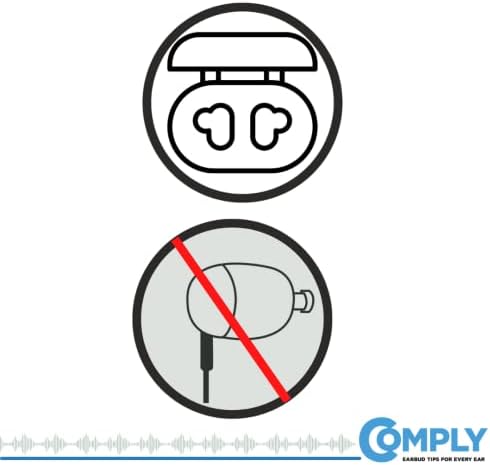 Transform Your Audio Experience with Comply Memory Foam Earbud Tips for Samsung Galaxy Buds2 Pro | Unmatched Comfort, Enhanced Noise Isolation, Secure Anti-Slip Fit | Premium Black, Large Size (3 Pairs) – Elevate Listening Pleasure with Tailored Fit and Durability