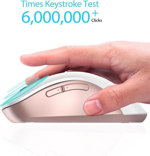 Upgrade Your Workflow with the Memzuoix 2.4 G Wireless Mouse – Ergonomic and Portable 1400 DPI USB Mouse for Laptop, PC & Desktop | 5 Customizable Buttons for Ultimate Control | Ideal for Professionals and Casual Users Alike