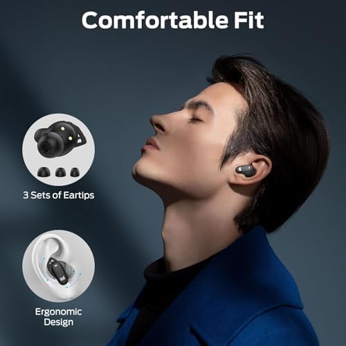 Monster N-Lite 206 Bluetooth Earbuds – Premium Wireless Audio with Advanced Bluetooth 5.4, Touch Control Convenience, IPX6 Waterproof Durability, 25 Hours Extended Playtime, Crystal-Clear Integrated Microphone, Ergonomic In-Ear Comfort, Fast Type-C Charging for Active Lifestyles and Daily Use