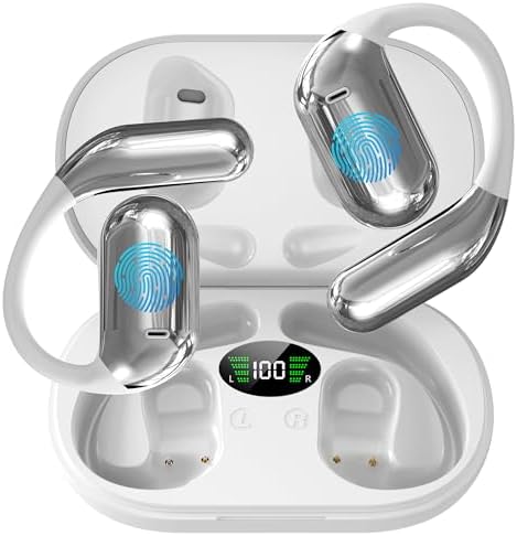 AI-Powered 144-Language Bluetooth Earbuds: Advanced Noise-Canceling Headphones for Effortless Communication in Any Setting, Ideal for i OS & Android Users, Waterproof Design for Enhanced Durability and Comfort During Travel