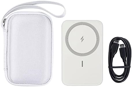 Khanka Premium Hard Travel Case for Anker 621/622/633 Magnetic Battery (Mag Go) – Ultimate Protection for 5000 m Ah & 10000 m Ah Portable Chargers in Sleek Blue – Lightweight, Durable, and Custom-Fit Design for Enhanced Travel Convenience