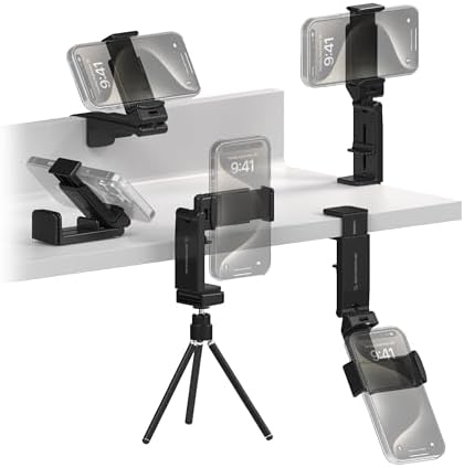 Scosche HDVM 3-in-1 Universal Cell Phone Mount: Versatile Suction Cup Holder for Windshield, Dashboard, and Vent – Compatible with i Phone 16/15/14/13/12 & Smartphones Up to 3.5 Inches – Enhanced Stability for Safe Hands-Free Use