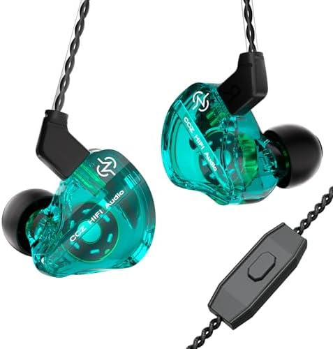 Unleash Your Sound Potential with CCZ Coffee Bean Wired Earbuds – Premium In-Ear Monitors for Musicians and Fitness Enthusiasts, Featuring Hi-Fi Bass and Patented Comfort Eartips – Perfect for Stage Performances, Workouts, and Everyday Listening – Lightweight, Durable Design for Unmatched Audio Quality in Any Setting