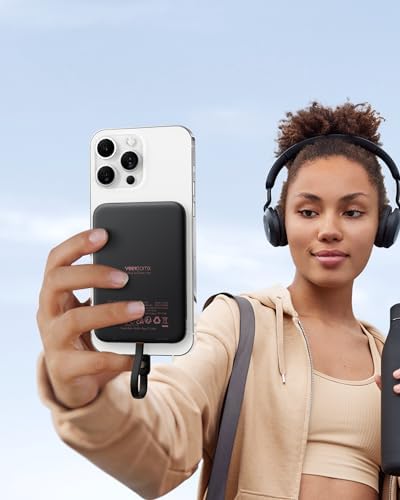 VEEKTOMX Ultra-Slim 5000 m Ah Portable Power Bank with Built-in Charging Cable for i Phone – Lightweight Battery Pack for i Phone 14/13/12/XS/Pro/Air Pods – Quick Charge Convenience in a Stylish Design – Perfect for On-the-Go Power Solutions
