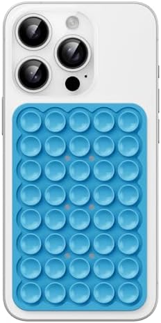 Transform Your Content Creation with the Ultimate Magnetic Phone Mount for Mag Safe Cases – Versatile Silicone Holder for i Phone & Android, Perfect for Selfies, Vlogging, and Shower Streaming – Trendy Light Blue Accessory for Tik Tok Creators and Influencers Seeking Effortless Hands-Free Use