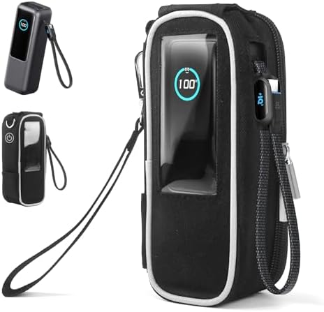 Premium Oxford Fabric Carrying Case for Anker Prime Power Bank (27,650 m Ah) – Ultimate Protection & Organization for Portable Charging Solutions, Travel-Ready Design with Extra Mesh Pocket for Cables and Accessories, Lightweight & Stylish Travel Case for Anker 250 W