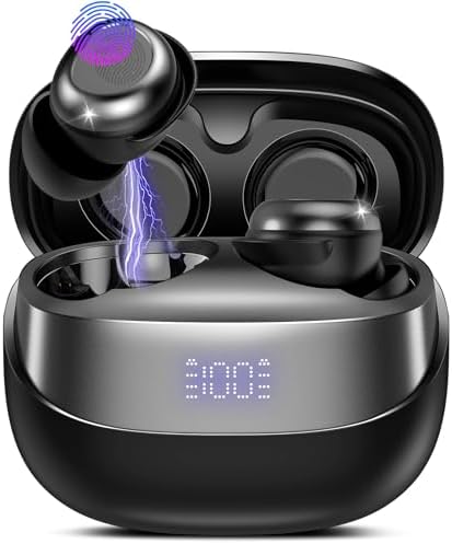 Ultra-Comfort Sleep Earbuds with Advanced Bluetooth 5.4 – Perfectly Designed for Side Sleepers, 47 Hours of Uninterrupted Playtime, Ideal for Meditation, Travel, and Relaxation, Premium Sound Quality & Ergonomic Fit for Ultimate Comfort