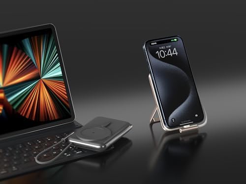 Mag Safe Portable Charger by EKR – 10,000 m Ah Fast Charging Power Bank with PD 20 W, Magnetic Attachment & Zinc Alloy Stand – Ultimate Wireless Charging Solution for i Phone 16/15/14/13/12 Series & Samsung Devices – Reliable, Compact, and Stylish Power Supply for On-the-Go Users