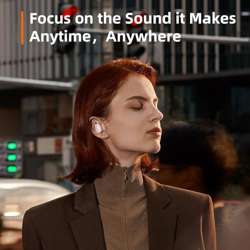 IPX8 Waterproof Wireless Earbuds with Touch Control – Bluetooth 5.3 Headphones for Sports & Workouts, Deep Bass Sound, Ergonomic Fit, and 30-Hour Playtime for Ultimate Audio Enjoyment and Active Lifestyle
