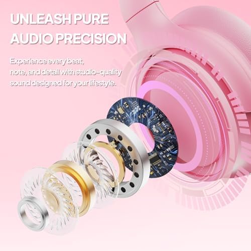 Experience Unmatched Sound with Our Over-Ear Bluetooth Headphones Featuring 30-Hour Battery Life | Hi-Fi Audio & Noise Isolation for Ultimate Focus | Versatile Wireless & Wired Use for Studying, Working, Sports, and Entertainment | Sleek Black Design Perfect for Every Lifestyle