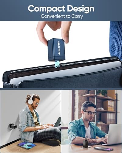 High-Power 160 W Ga N USB-C Charger Block – Versatile 3-Port Fast Charging Hub for Mac Book, i Phone, Samsung Galaxy & More – Dual 65 W Output with QC3.0 for Rapid Device Charging – Compact Foldable Design Ideal for Travel & Home Use – Ultimate Universal Compatibility in Modern White Finish