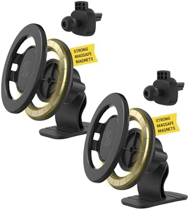Revolutionize Your Driving Experience with Scosche Magic Mount™ SMSCUP – Adjustable Gooseneck Magnetic Phone Holder for Car, Compatible with i Phone 16-12 Series & Android Devices, Mag Safe Technology, Effortless Hands-Free Navigation, Secure Cup Holder Fit, Effortless Installation