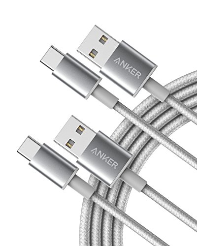 Anker 10 FT USB A to USB C Charging Cable – Durable 2 Pack for Samsung Galaxy S10, LG V30 & Beats Fit Pro – Fast Charging, Tangle-Free Design for Ultimate Flexibility & Universal Device Compatibility