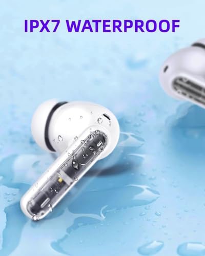 Elevate Your Audio Journey with Purple P1 PRO Wireless Earbuds – Cutting-Edge Bluetooth Technology, Exceptional Call Clarity, IPX7 Waterproof Design, and an Outstanding 30-Hour Battery Life – Perfectly Crafted for Active Lifestyles and Ultimate Comfort