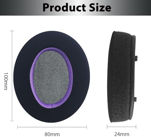 Upgrade Your Sony WH-XB910 N Headphones with Premium Memory Foam Earpads – Noise-Canceling Cushions Featuring Secure Buckle Design for Ultimate Comfort and Sound Isolation in Black – Perfect Replacement for Wired & Wireless Audio Enjoyment