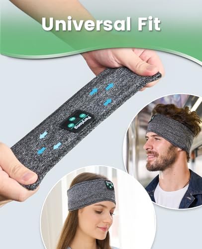 Perytong Wireless Bluetooth Sports Headband Headphones – Ultimate Comfort & Crystal-Clear Sound for Sleep, Yoga & Jogging – Perfect for Insomnia Relief, Meditation, and Easy Device Pairing