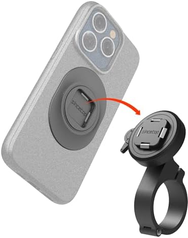 sincetop Quad Series Phone Holder for Bikes & Motorcycles – Premium Aluminum Handlebar Mount with Quick Lock Mechanism – Universal Fit for Mountain, Road, E-Bikes & Scooters – Securely Accommodates All Phone Sizes for Seamless Navigation and Hands-Free Experience