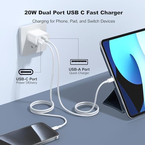 Ultra-Fast USB C Wall Charger – Versatile Charging Solution for Smartphones, Tablets, and Laptops with Advanced Safety Features and Portable Design for On-the-Go Power Management