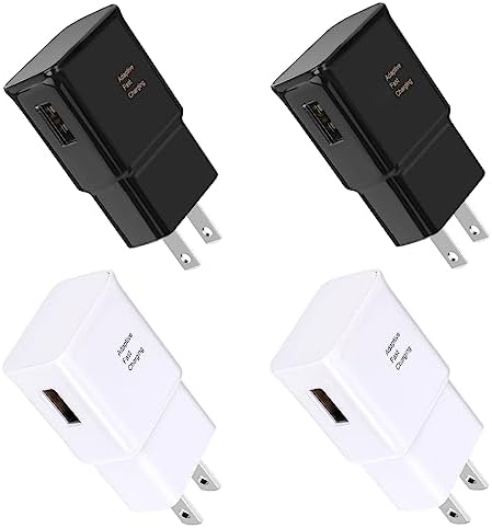 Ultra-Fast USB Wall Charger for Samsung Galaxy: Travel-Ready Quick Charge Adapter for S23/S22/S21/S20/S10/Note Series – Compact Design with Enhanced Safety Features and Wide Compatibility