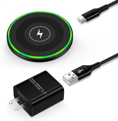 Ultimate Sidpro 15 W Wireless Charging Pad – Fast, Universal Charger for Samsung Galaxy S25 Ultra, i Phone 16, Google Pixel 9 Pro XL – Non-Slip Design for Effortless Power Transfer and Enhanced Device Safety – Ideal for Home, Office, and Travel