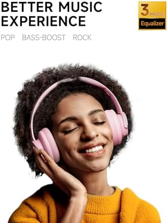 Transform Your Sound Experience with Picun B8 Over-Ear Wireless Bluetooth Headphones – Incredible 120-Hour Battery Life, Custom EQ Modes, and Powerful Deep Bass for Ultimate Immersion – Ideal for Travel, Office, and Daily Adventures in Chic Purple