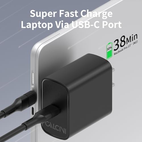 65 W USB-C Fast Charger Block Duo – Compact Power for Laptops, Phones, and Tablets – Enhanced Compatibility with Quick Charge Technology – Ideal for Travel and Office Use – Reliable Safety Features with 18-Month Warranty – Perfect Gift for Tech Enthusiasts