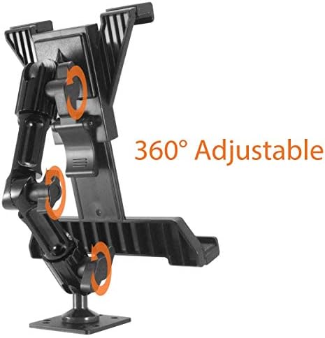 Premium Heavy-Duty i Bolt Tab Dock Pro 360: Ultimate Metal Tablet Mount for 7″-10″ Devices – Unmatched Stability with 360-Degree Rotation for Home & Office Use – Adjustable Stand Perfect for i Pad, Nexus, Samsung Galaxy Tab & More – Boost Productivity with Customizable Viewing Angles
