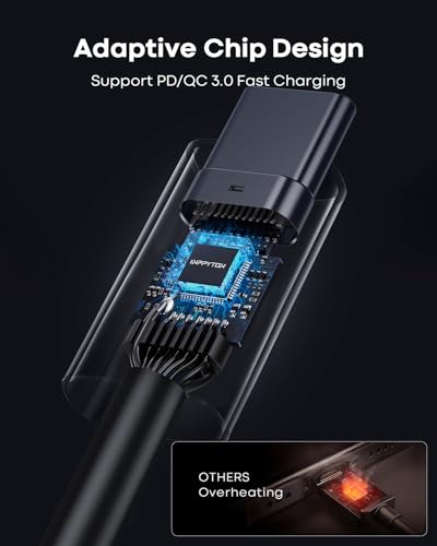 15 FT Premium USB C to USB C Fast Charging Cable – 60 W PD3.0 Compatible Charger for i Phone 16/15 Pro and Samsung S24/S25 – Extra Long TPE Design for Enhanced Durability and Flexibility – Ideal for i Pad Pro and More