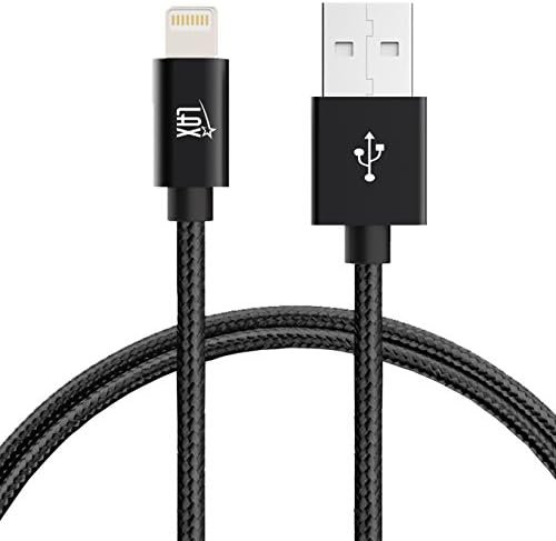LAX MFi Certified Lightning Cable for i Phone & i Pad – 6 ft Durable Braided USB Cord with Fast Charging Capability for Enhanced Performance and Compatibility Across All Devices