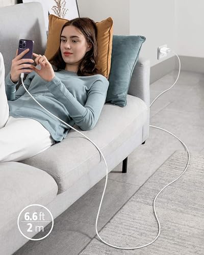 20 W USB-C Fast Charger for i Pad Pro & i Phone 15 – Ultimate Charging Kit with 6.6 ft Cable, 4 Cords & 2 Blocks – Rapid Power Delivery for i Pad 10 th Gen & i Pad Air 4/5 – Compact Design for Effortless On-the-Go Charging & Enhanced Device Compatibility – Maximize Your Productivity with Reliable Power Performance