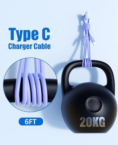 Ultra-Fast 40 W Dual-Port USB-C Charger with 4 Premium 6 FT Cables | Perfect for i Phone 16/15 Pro Max, i Pad Pro & Samsung S24 | Compact, Travel-Ready Design for Effortless Charging | Experience Rapid Power Delivery & Versatile Compatibility for All Devices