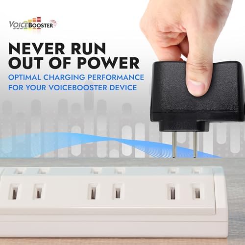 Voicebooster Speak Out Fast Charging Replacement Cable Pack – Reliable Power Source for Aker Voice Amplifiers – Portable, Durable, and Essential Charger for Enhanced Audio Performance