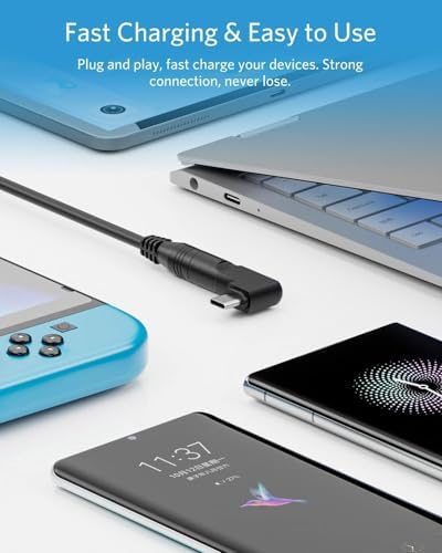 Universal 65 W USB-C Laptop Charger for HP, Dell, Lenovo, Asus, Acer, Toshiba, Samsung – Enhanced Compatibility with Multiple Ports, Fast Charging & Safety Features for Mac Book Pro, Chromebook & Ultrabooks – Includes Power Cord & Connectors with 12-Month Warranty