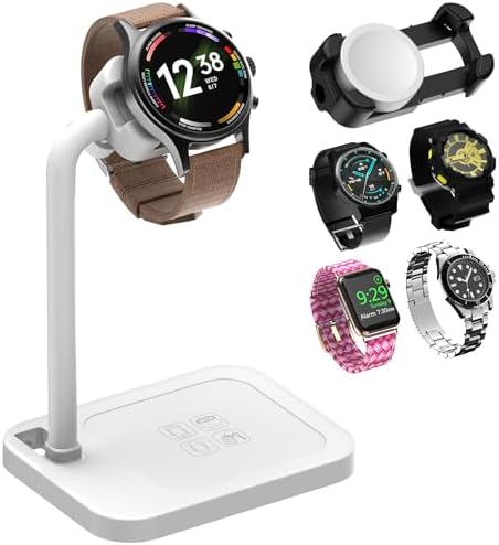 Advanced 2-in-1 Charging Station for i Watch & i Phone – Fast Charging Dock for i Phone 16/15/14/13/12/11/X/8, i Watch Series Ultra/10/9/8/7/6/SE/5/4/3/2/1, and Air Pods 2/3/4 – Elegant White Design for Optimal Device Organization and Speed Boost