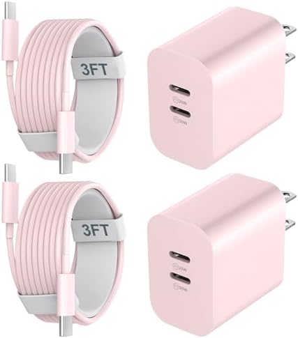 20 W Dual-Port USB-C Fast Charger with 6.6 FT Cable – Ultimate Power Solution for i Phone 15/16 Pro Max & Android Devices – Efficient Travel Companion Designed for rapid charging, this 20 W Dual-Port USB-C Charger ensures your i Phone 15/16 Pro Max and Android devices stay powered up with maximum efficiency. Featuring a generous 6.6 FT USB-C to C cable, this charger eliminates the inconvenience of short cords while allowing you to multitask with ease. Its dual-port design offers the ability to charge two devices simultaneously, making it ideal for busy professionals and frequent travelers. Enjoy broad compatibility across multiple Apple and Android devices, ensuring versatility for all your charging needs. The compact and lightweight structure of this charger enhances portability, making it an essential accessory for your on-the-go lifestyle. Built with high-quality materials, this charger prioritizes durability and safety, giving you peace of mind while delivering fast charging performance. Elevate your charging routine and stay connected wherever life takes you with this indispensable charging solution.