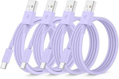 Car Carplay Cable for iPhone 15/16 Car Charger Cable,4Pack USB A to USB C for Carplay USB C Cord,iPhone 16/15/Plus/Pro Max,iPad Pro 12.9/11,Air 5th/4th Gen,Mini 6th Gen/Car Charging Cable 3FT – Enhanced Compatibility and Speed