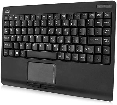 Revolutionize Your Workflow with the WKB-4110 UB Wireless Mini Touchpad Keyboard – 2.4 GHz USB Dongle for Seamless Connectivity and Ergonomic Comfort