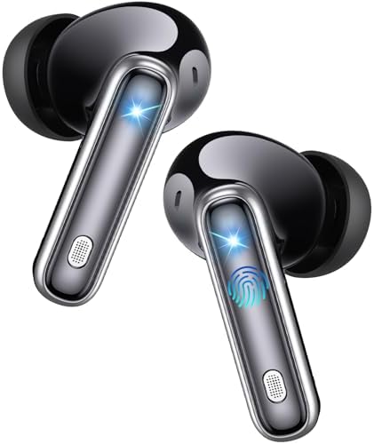 EUQQ Premium Bluetooth 5.4 Wireless Earbuds – Experience Immersive Sound with 36-Hour Battery Life, Dual Noise-Canceling Mics, and IP7 Waterproof Protection – Ideal for Music Lovers, Professionals, and Active Lifestyles with Intelligent Transparency Mode