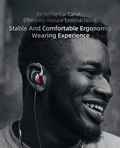 KZ ZST X Hybrid Dual Driver In-Ear Monitors – Premium Hi-Fi Stereo Earbuds with Detachable Cable for Audiophiles & Musicians, Ergonomic Design for Ultimate Comfort, Enhanced Audio Clarity & Precision, Lightweight & Portable for On-the-Go Listening in Cyan