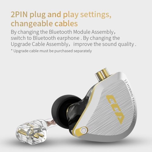 KZ CCA C12 Premium Earbuds with Microphone – Experience Unmatched Audio Precision and Comfort with Dual-Dynamic Drivers for Music Lovers and Professionals Elevate your sound experience with the KZ CCA C12 Earbuds, meticulously designed for audiophiles seeking superior audio fidelity. Featuring cutting-edge dual-dynamic drivers, these earbuds deliver an impressive spectrum of sound with deep bass and crystal-clear treble, perfect for any listening environment, whether you’re commuting, at the gym, or unwinding at home. The integrated microphone allows for seamless hands-free calls, keeping you connected without interruption. Their ergonomic design ensures a comfortable fit for prolonged use, while the durable, tangle-free cable simplifies storage and enhances longevity. Crafted from high-quality materials, the KZ CCA C12 Earbuds are built to resist everyday wear, making them your go-to choice for reliable performance and style. Transform your audio experience today with the KZ CCA C12, the ultimate earbuds for those who value sound excellence and comfort.