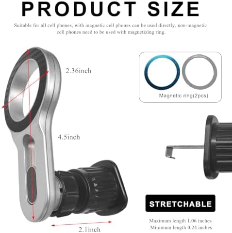 Transform Your Driving Experience with the Ultimate 360° Adjustable Magnetic Car Phone Mount – Effortlessly Secure Your Smartphone for Hands-Free Navigation and Communication – Universal Compatibility for All Devices – Quick Tool-Free Installation – Enhance Safety and Convenience in Every Journey – Ideal for Both Men and Women – Compact Design for Seamless Vehicle Integration – Elevate Your Daily Commute with This Essential Car Accessory for Navigation and Calls