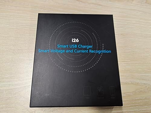 YSYFAD 285 W Ga N Fast Charging Hub – 6-Port USB C & USB A Multiport Charger with Digital LCD Display – Smart Power Station for Mac Book, i Pad, i Phone & Samsung – Ultimate Speed & Efficiency in Sleek Black Design