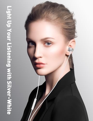 i Mangoo Magnetic Hi Fi Stereo Bass Wired Earbuds with MFi Certification – Premium Lightning Earphones for i Phone 14, 13 Pro Max, 12 Mini & More – Enhanced Audio Experience with Built-in Microphone & Volume Control – Stylish Purple Design for Everyday Comfort and Portability